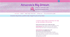 Desktop Screenshot of amandasbigdream.com