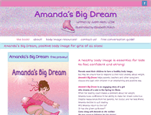 Tablet Screenshot of amandasbigdream.com
